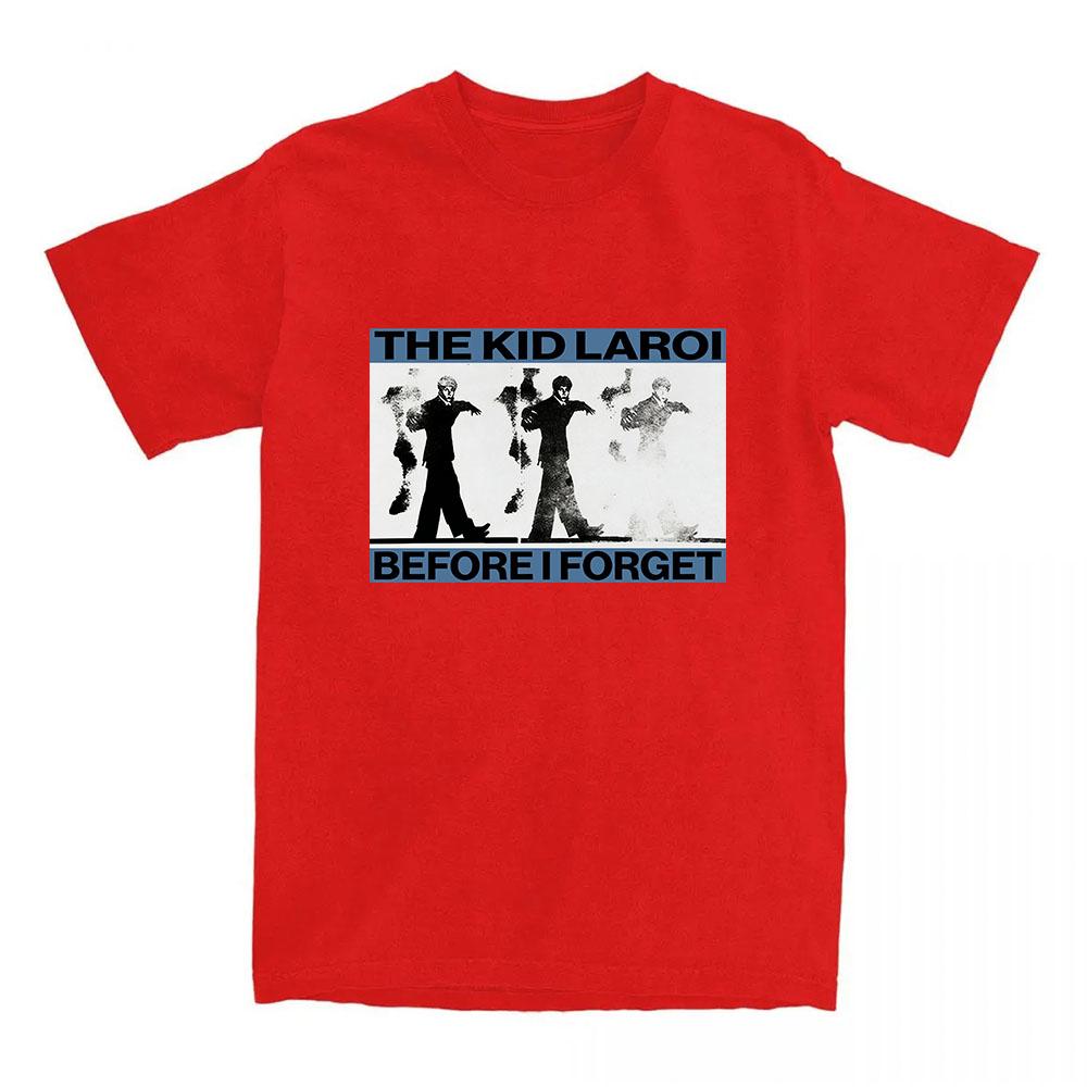 TKL Before I Forget Design Printed Unisex Tee THE KID LAROI Singer Printing T-shirt Short Sleeve Cotton Male Tshirt Graphic Tops