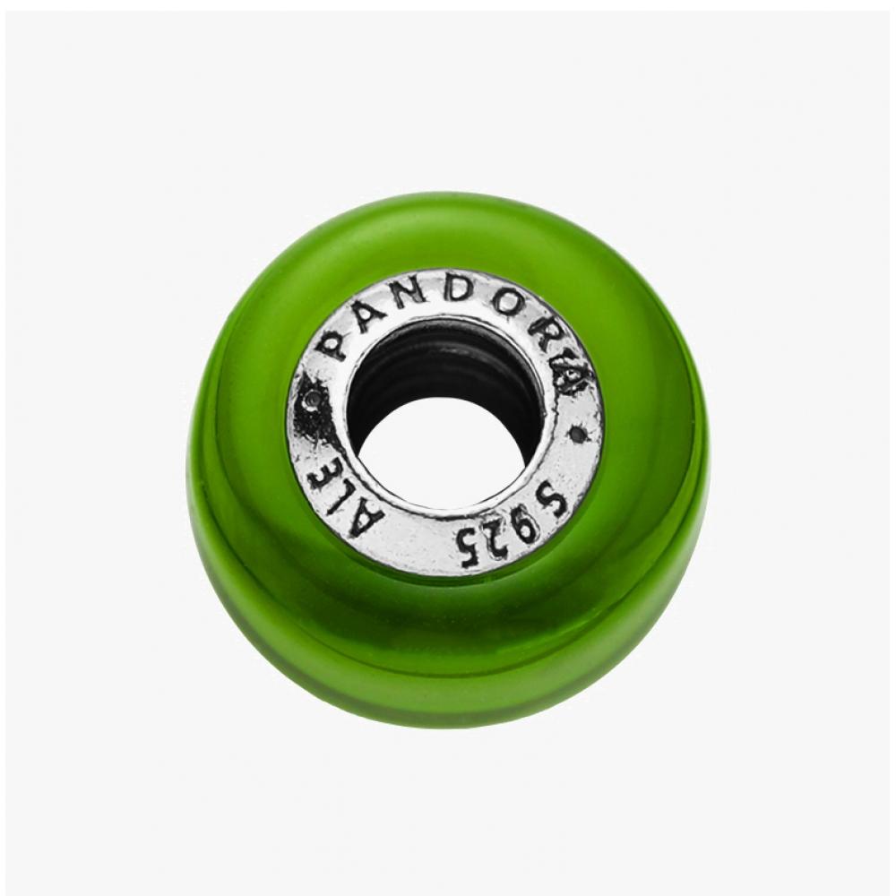 Pandora 793106c00 Green Mini Murano Glass Silver Charm