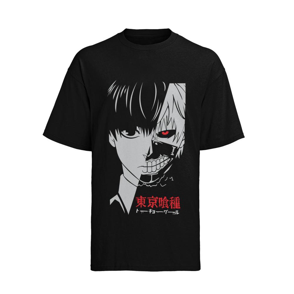 

токийский гуль Кен Канеки Аниме Косплей Женская Футболка Оверсайз Хлопок 4XL