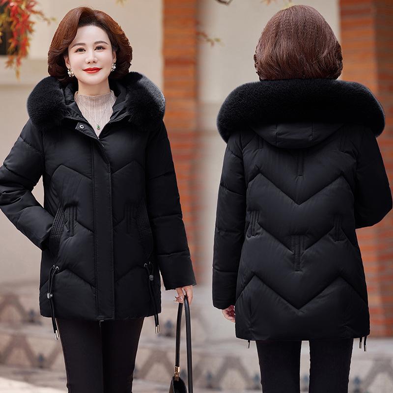 Mom verdickte mittlere und alte Daunenkleidung Damen mittlere und lange Jacken Winterjacken