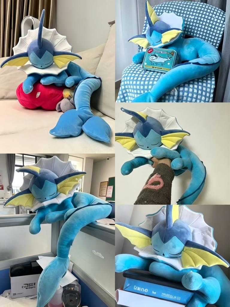 Plush Flareon Plush Eevee Evoli Sleep Plush Vaporeon Pikachu Peluche Espeon Umbreon Glaceon Leafeon Sylveon Stuffed Toys