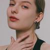 J.Lauren Green Cubic Black One-Touch Earring M04023