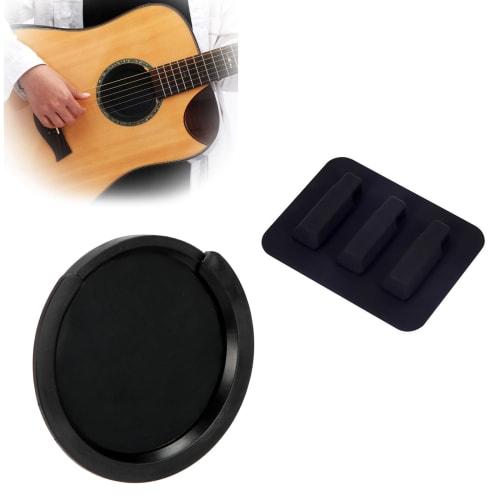 

SensaBliss Sound Hole Cover for Guitar, Mute, Silencer, Easy to Use, Compact and Lightweight, Perfect for Home and Nighttime Practice, Compatible with