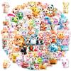 100 3D Small Animals Cartoon Cute Stickers Whale Panda Cat Cat Stickers Diy Luggage Notebook Decoration