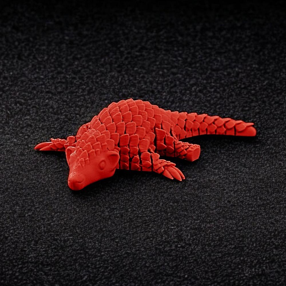 Realistic Pangolin Ornament Movable Joints 3D Printed Pangolin Model  Birthday Gift