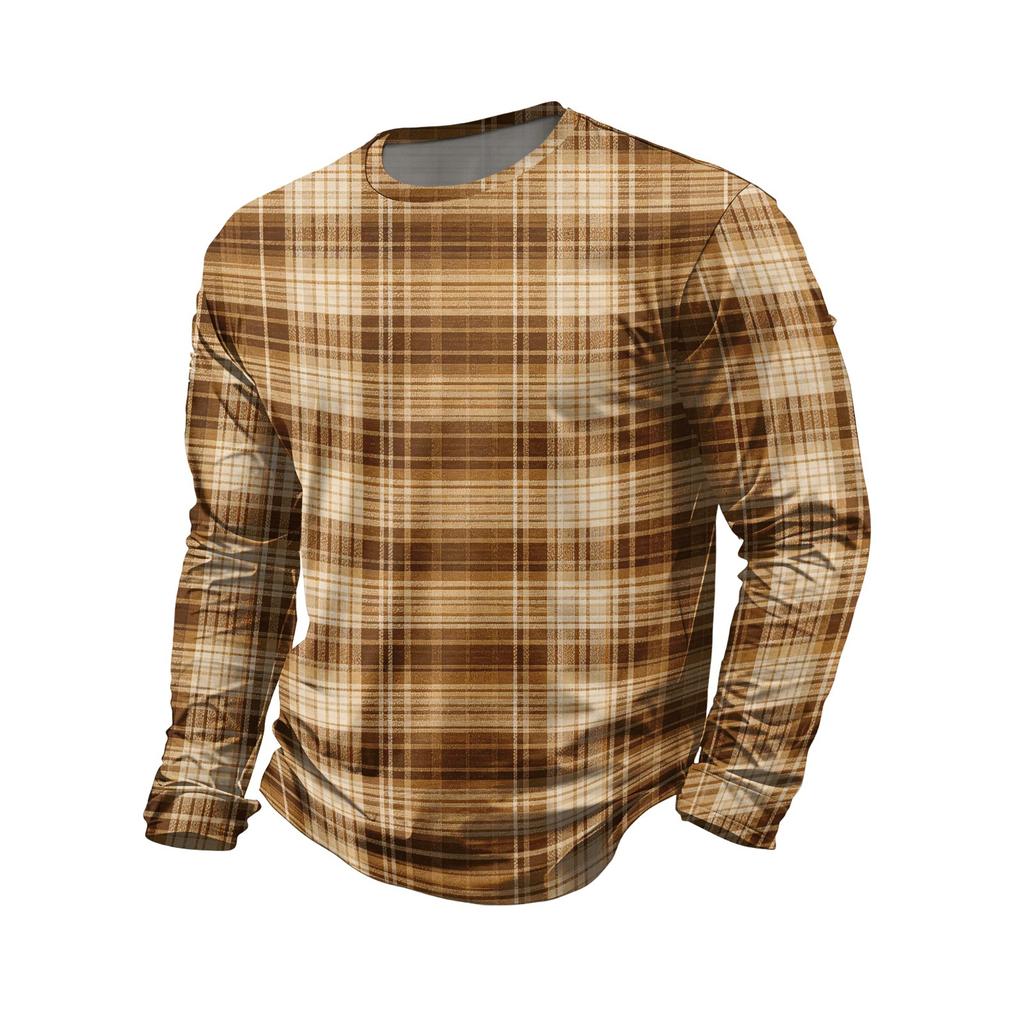 Men's Neck Long Sleeve T-Shirt