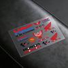For Honda Reflective Motorcycle Stickers, 3M Safety Warning At Night In The Dark Scooter Helmets