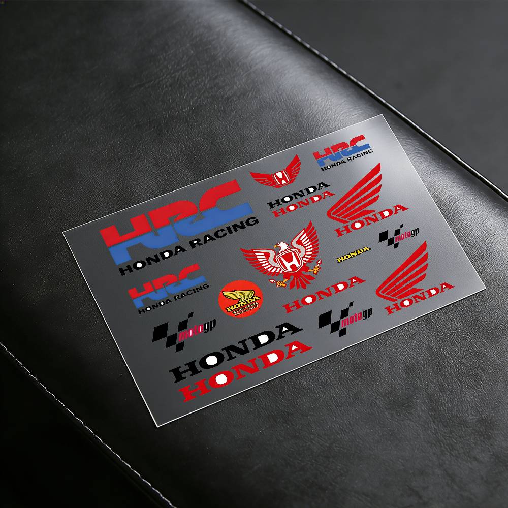 For Honda Reflective Motorcycle Stickers, 3M Safety Warning At Night In The Dark Scooter Helmets