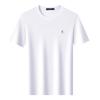 MONTAGUT Men's Embroidered Cotton Blend Short Sleeve T-Shirt