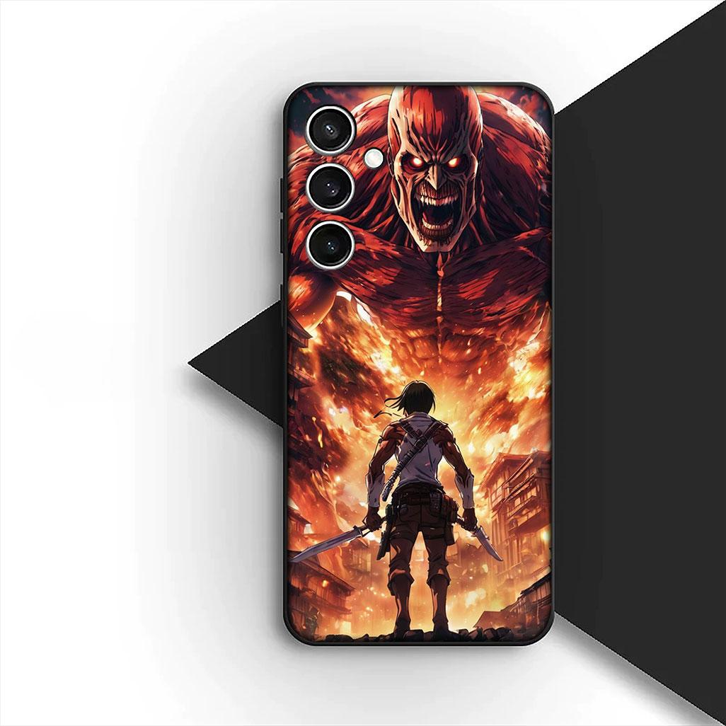 

Чехол для Apple iPhone 17 16 14 15 Plus Pro Max 16E ProMax + 15Plus 15+ 16+ Чехол для телефона Леви Мультфильм Атака Титанов Эрен Йегер iPhone17 Pro Max