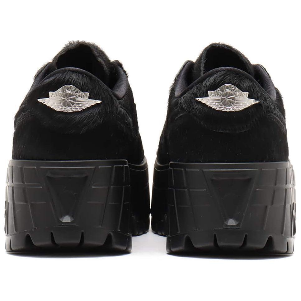 Air Jordan 1 Brooklyn Low Schwarz Pony IB7210-006 Damengröße