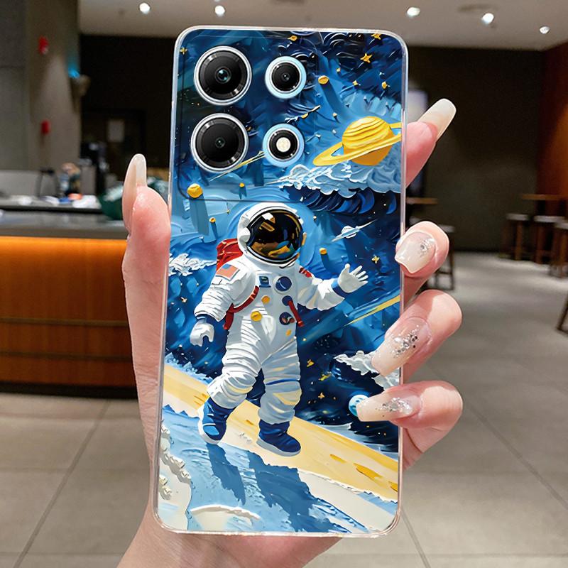 For Infinix Note 30 Case X6833B X6716B X6711 Note30 5G Lovely Cartoon Transparent Soft TPU Phone Case For Infinix Note 30 Cover