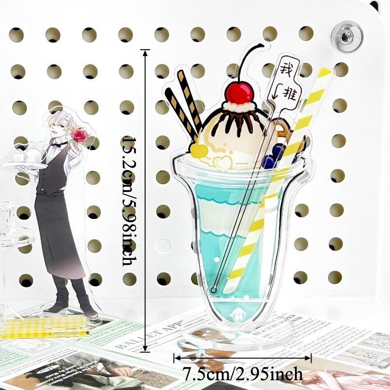 

Kawaii Buffy Cup Badge Ornaments Anime Character Stand Decoration Girls Desktop Decor Japan Style Creative Design for Gifts New м ятний