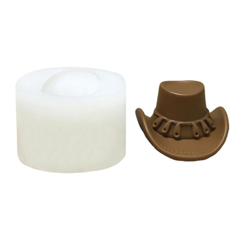 Cowboy Hat Silicone Mould for Plasters Craft Food Grade Materials Art Projects