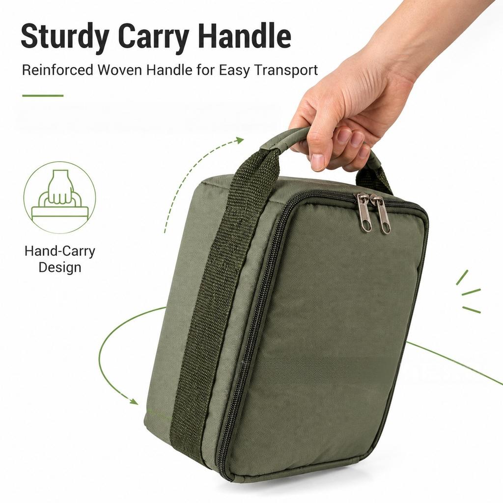 Portable Fishing Tackle Bag Oxford Cloth Hand Carry Removable Dividers Gear Storage Case Fishing Accessories Organizer