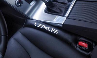 LEXUS LEXUS Seat Console Spacer, Soft Cushion, Set of 2, Black