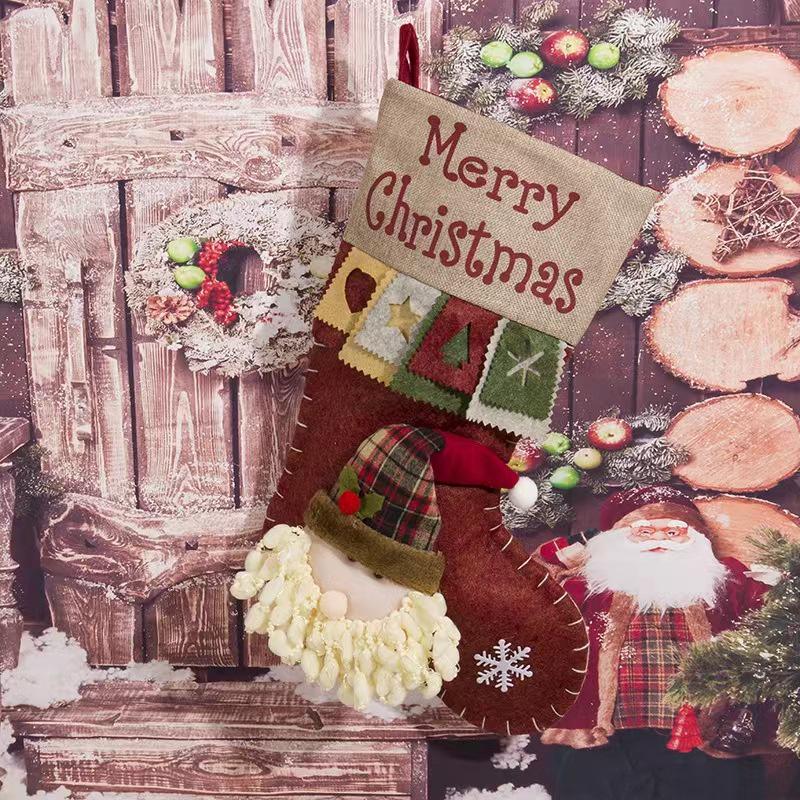 Julgransstrumpa Prydnad: Liten present- och godispåsehänge