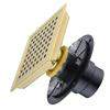 Stainless Steel Floor Drain Removable Hair Catcher Square Shower Drain with Flange for Bathroom, Kitchen Easy to Clean