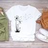 Women Cartoon Dog Tshirts Funny Face Animal Casual Pet Love Fashion Print Lady T-Shirts Top Womens Graphic Female T-Shirt
