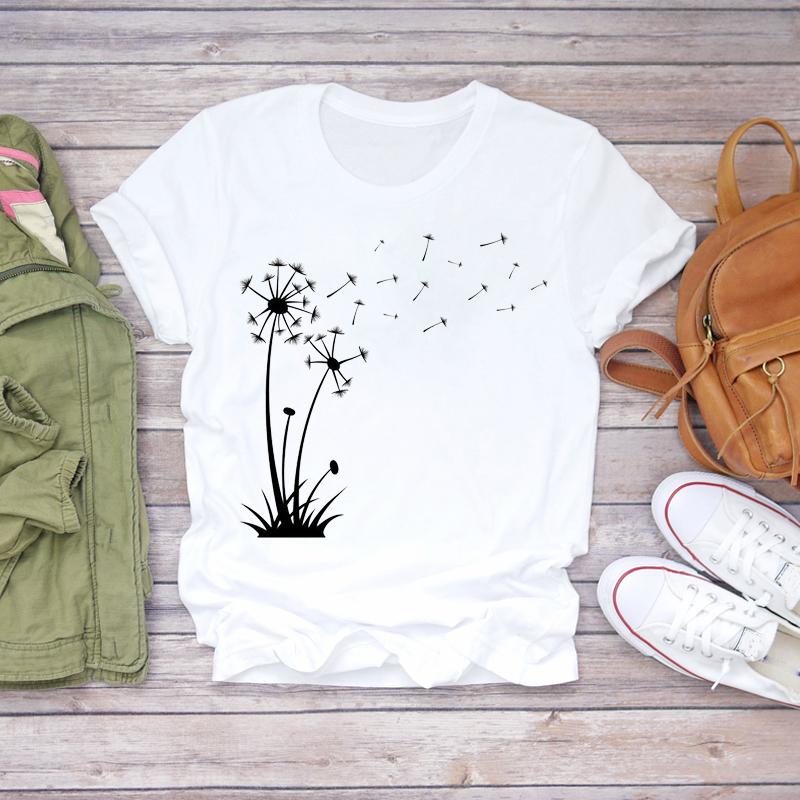 Women Cartoon Dog Tshirts Funny Face Animal Casual Pet Love Fashion Print Lady T-Shirts Top Womens Graphic Female T-Shirt