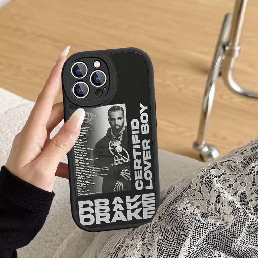Singer Rapper D-Drake Phone Case For IPhone 16 15 14 13 12 11 Pro Max Plus 16E Soft Leather Cover