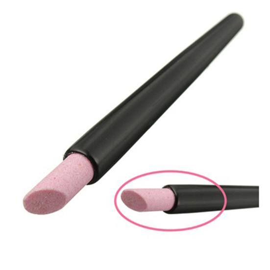 Nail Art Quartz Scrub Stone Odstraňovač kutikuly Stick Pen Pusher Polish Manikure Tool