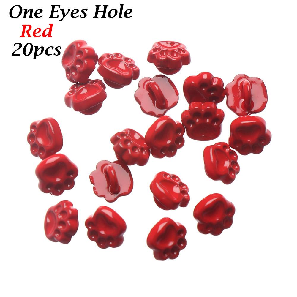 20pcs 5mm Mini Buttons DIY Doll Clothes Metal Buckle Bear Foot Style Buckles for 1/6 Doll Clothing Sewing Accessories