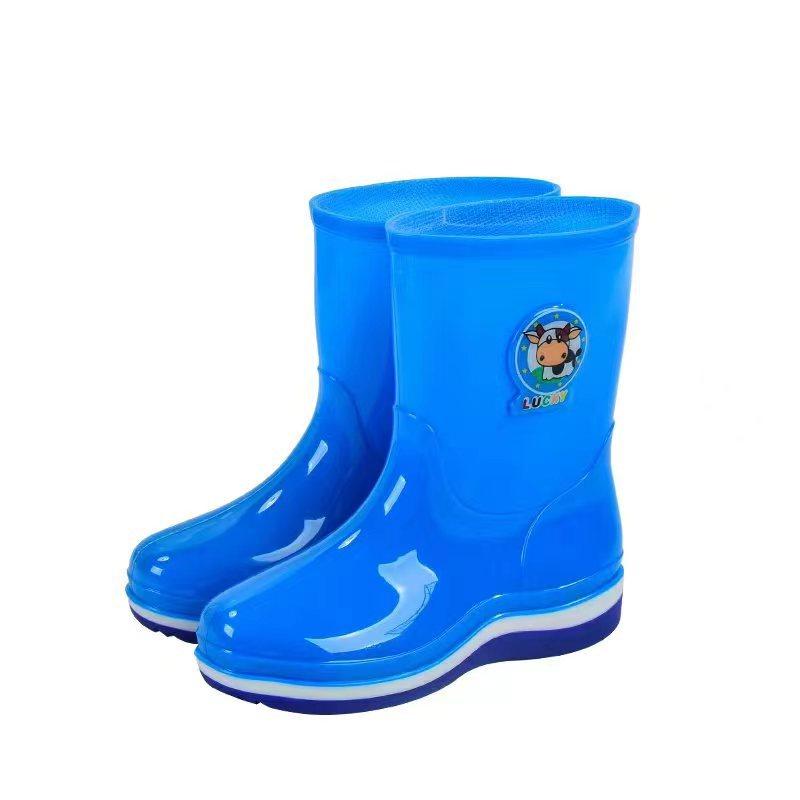 

Детские дождевые ботинки для мальчиков и девочек, низкие, нескользящие, с велюровой подкладкой, теплые, мультяшные водные ботинки, детские, студенческие, детские резиновые сапоги 30 (170mm) solid size 25
