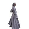 Middle East Arabian Women's Autumn New Temperament Slim and Skinny Long Sleeve Big Swing Dress Long Dress