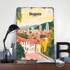 Bogota Colombia Travel Metal Poster Customized Wall Art Retro Vintage Tinplate Signs for Wand Deko Office Decoration Room Decor