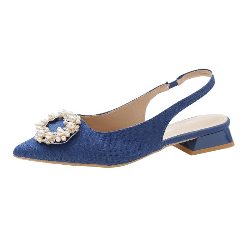 High-heeled Platform Sandals for Women, New Style Pointed-toe Single Shoes