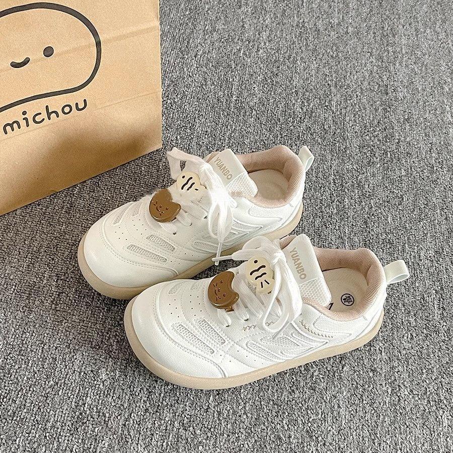 Spring new cute kitten one-pedal board shoes campus fashion platform white shoes big head women's shoes
