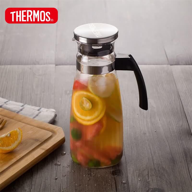 THERMOS 1.3L Heat-Resistant Glass Cold Water Pitcher