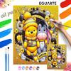 Oil Painting Painting Kit Winnie the Pooh Eeyore Home Bedroom Wall Decoration Creative Handmade Gift