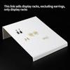 Multi Functional Transparent Acrylic Display Stand Perforated Jewelry Display Stand Earring Multi-layer Storage Stand Organic Glass Display Board