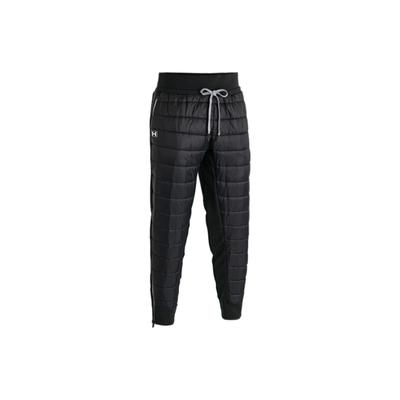 Solid Color Logo Drawstring Casual Pants Women Bottoms Black 1368673-001