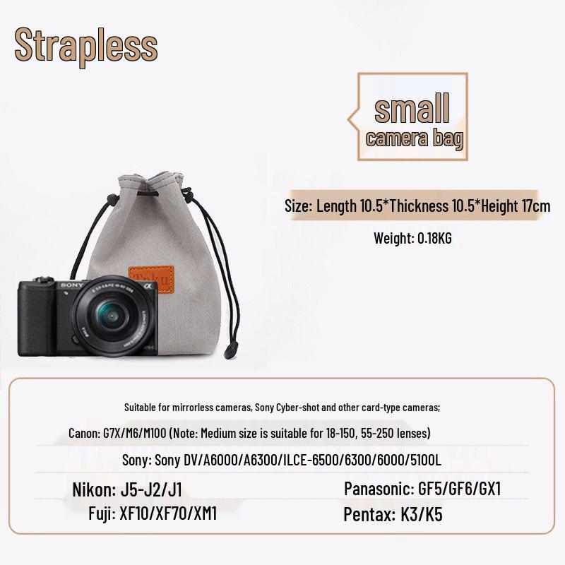 

Versatile Camera & Lens Bag for Sony, Canon, Nikon, Fujifilm – Mirrorless & DSLR Protection and Storage