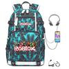 Cartoon Game Merchandise With Usb Hiking Bag College Students Outdoor Travel Large Capacity Backpack Bag