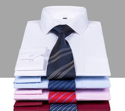 Skjorta Herr Långärmad Medelålders Ung Business Casual Formell Klädsel Professionell Klädsel Enfärgad Bomull Slim Fit Skjortor Herr