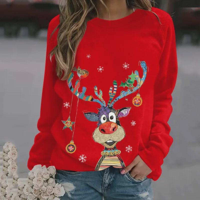 2024 Christmas Long Sleeve Sweater for Men and Women - European and American Style