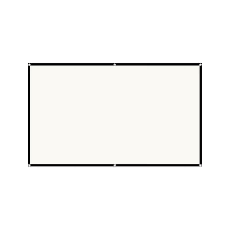 Portable Anti-Light White Grid Projector Screen