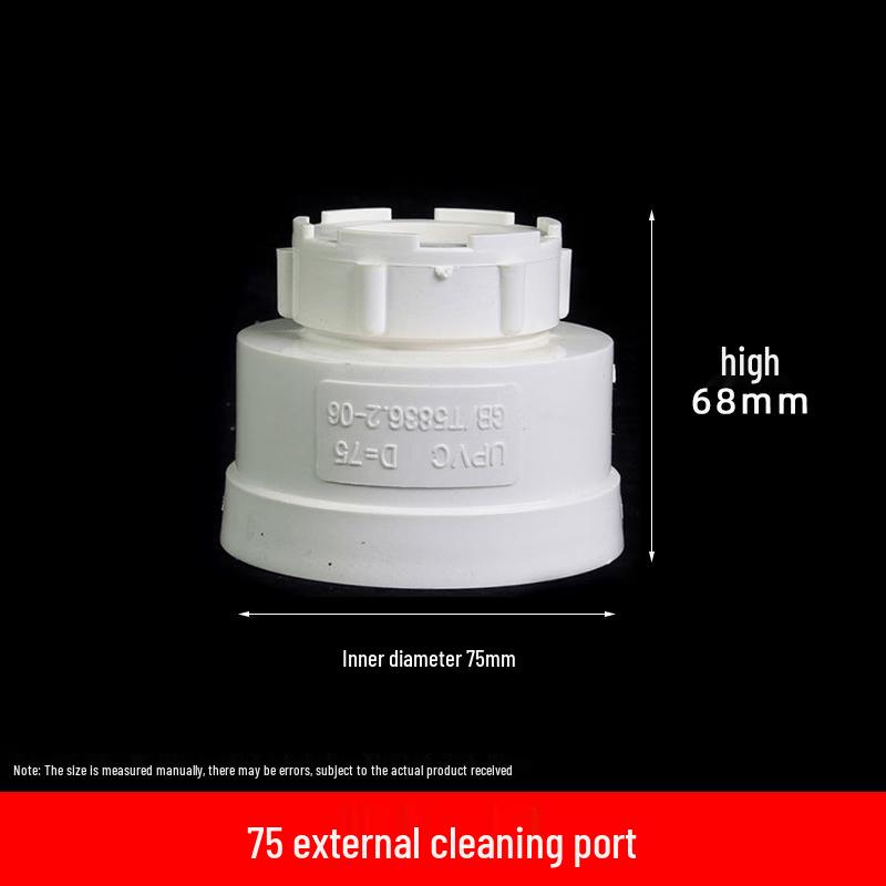 PVC Floor Drain Cleanout Plug