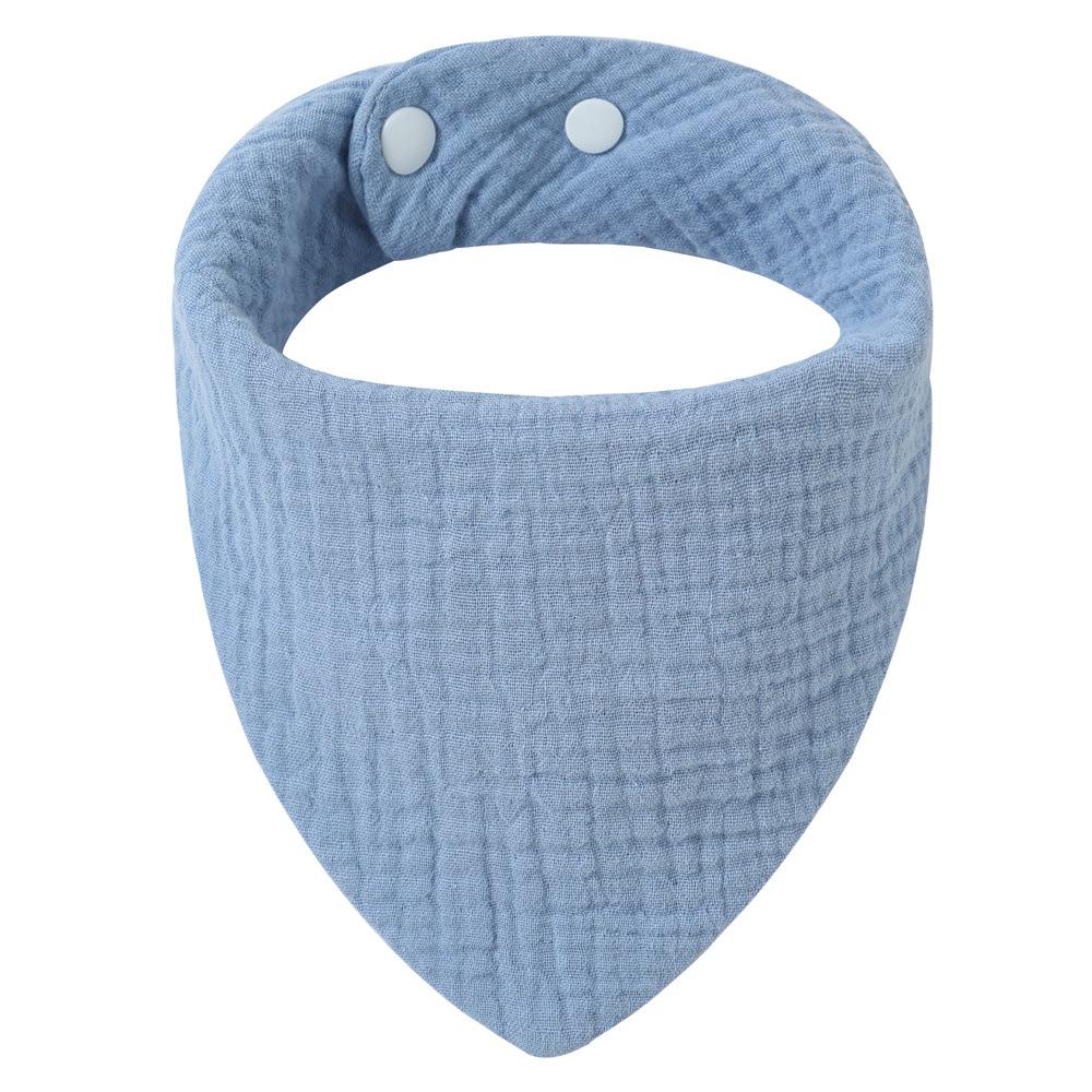Muslin Baby Infant Cotton Bib Solid Color Scarf Feeding Saliva Towel Bandana Burp Cloth Boy Girl Babies Accessories Newborn