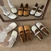 Französischer Stil mit Rock Ein-Wort-Schnalle mit Mary Jane Einzel-Schuhen Damen 2025 Sommer neu vielseitig flachsohlige Retro Abendschuhe
