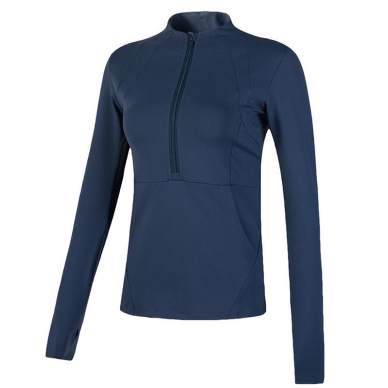 Women Long Sleeves Sports Running Shirt Breathable Gym Workout Top Women Yoga Jackets With Zipper