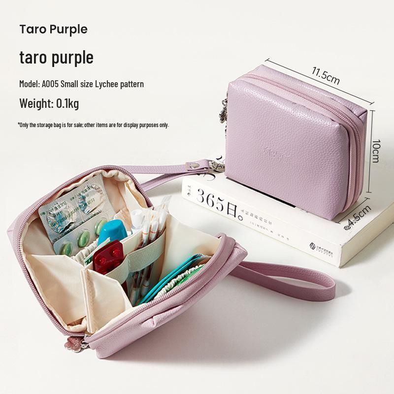 Portable Medical Storage Bag - Large Capacity, Handheld, Ideal for Pills, Capsules, and Granules