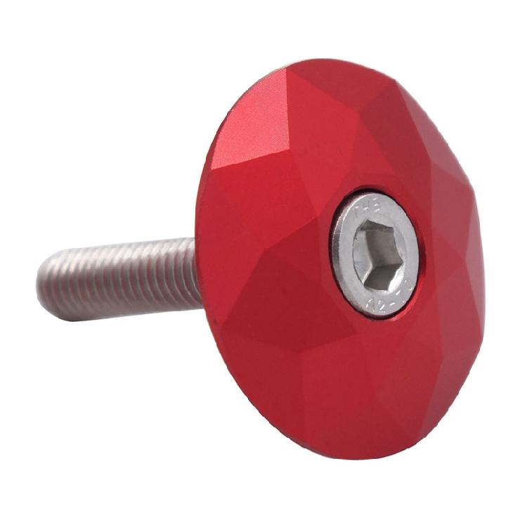 Aluminum alloys Upper Bowl Cover Stem Headsets Space with Stem Top Aluminum Headsets Cover Bike Stem Cover with Screws