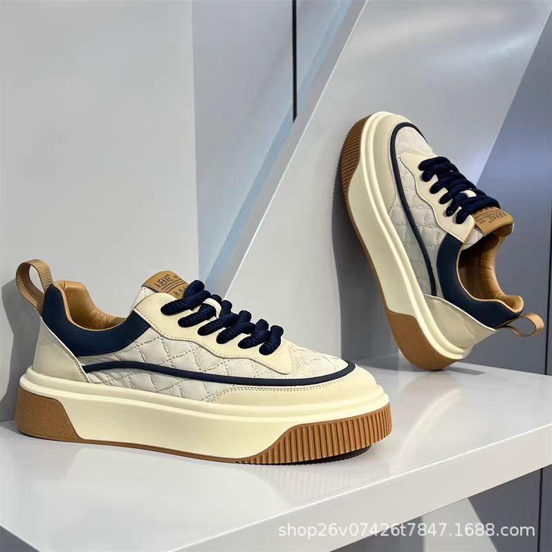 Pantofi originali de trend pentru bărbați casual 2025 primăvară pantofi sport cu talpă moale pantofi de skate brand de val european pantofi de modă casual pentru bărbați