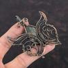 Ruby In Blue Kyanite Pendant Copper Wire Wrapped Pendant Butterfly Gemstone Pendant Handmade Decent Pendant Copper Wire Jewelry Wedding Gift