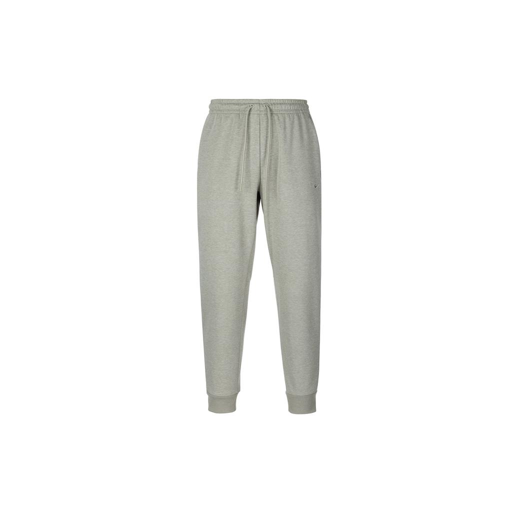 Nike Primary Dri-Fit Fleece Solid Color Simple Drawstring Nine-Point Tapered Sports Pants Men bottoms Light-Army-Green FZ0976-320